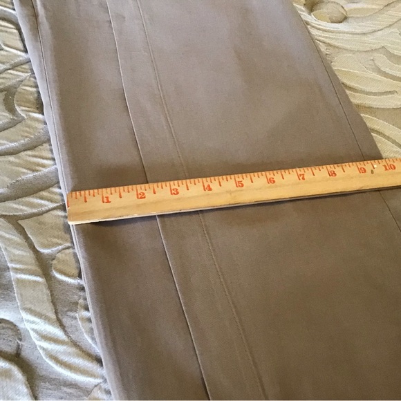 ANTONIO MELANI Tan Wide Leg Pants with Tie Belt - Picture 11 of 14